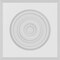 Ekena Millwork Standard Sedgwick Bullseye Rosette with Beveled Edge, 5"W x 5"H x 1/2"P ROSP050X050X050SDG03 - alternate 3